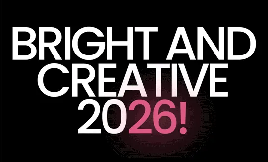 Wishing you a joyful, bright and creative 2026!